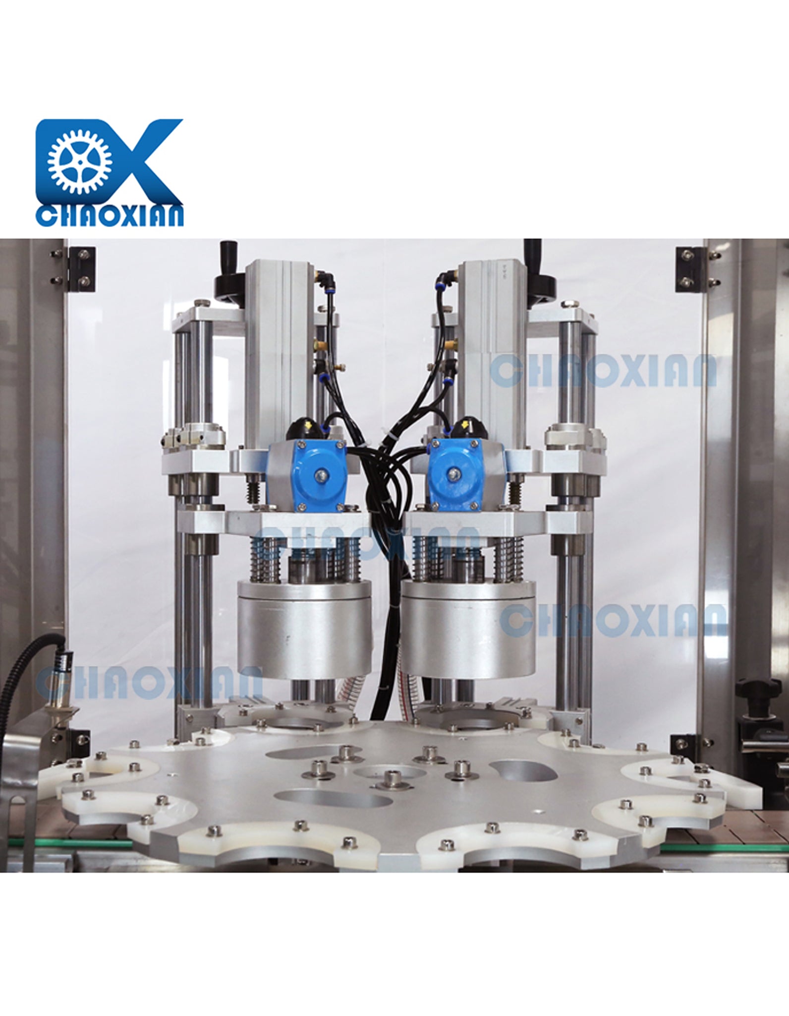 Automatic Vacuum Twist Off Capping Machine for Glass Bottle, Jar